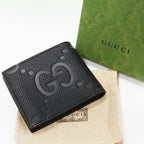 Gucci Calf Jumbo GG Coin Wallet Bi-fold Wallet 739479 AABY0 1000