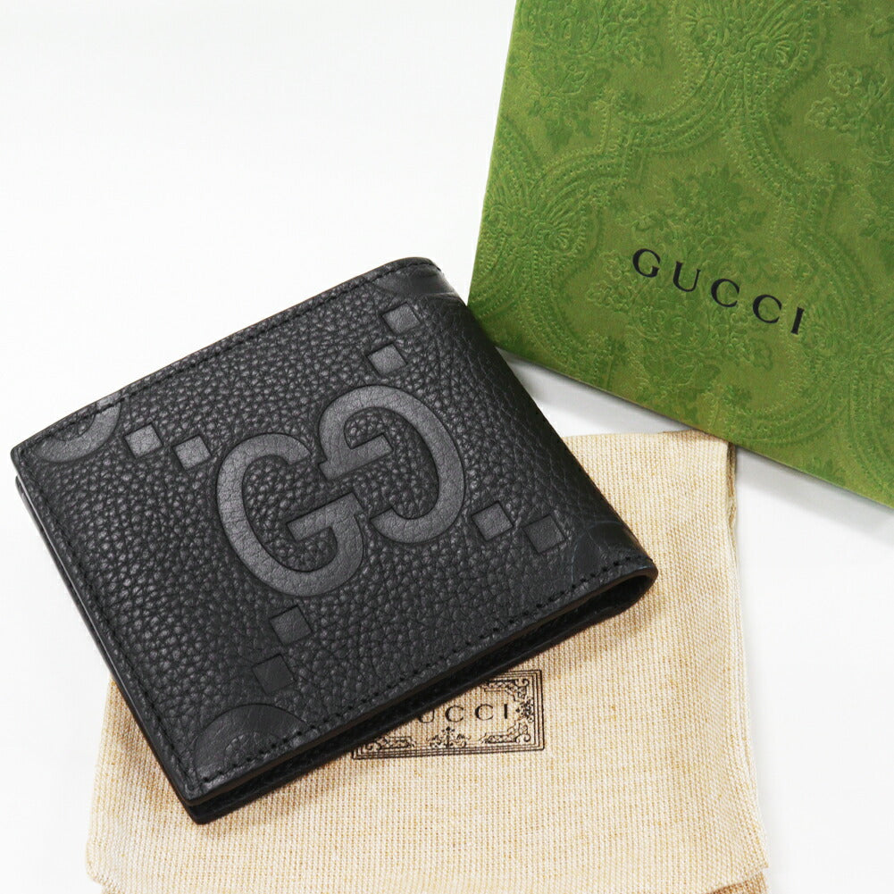 Gucci Calf Jumbo GG Coin Wallet Bi-fold Wallet 739479 AABY0 1000
