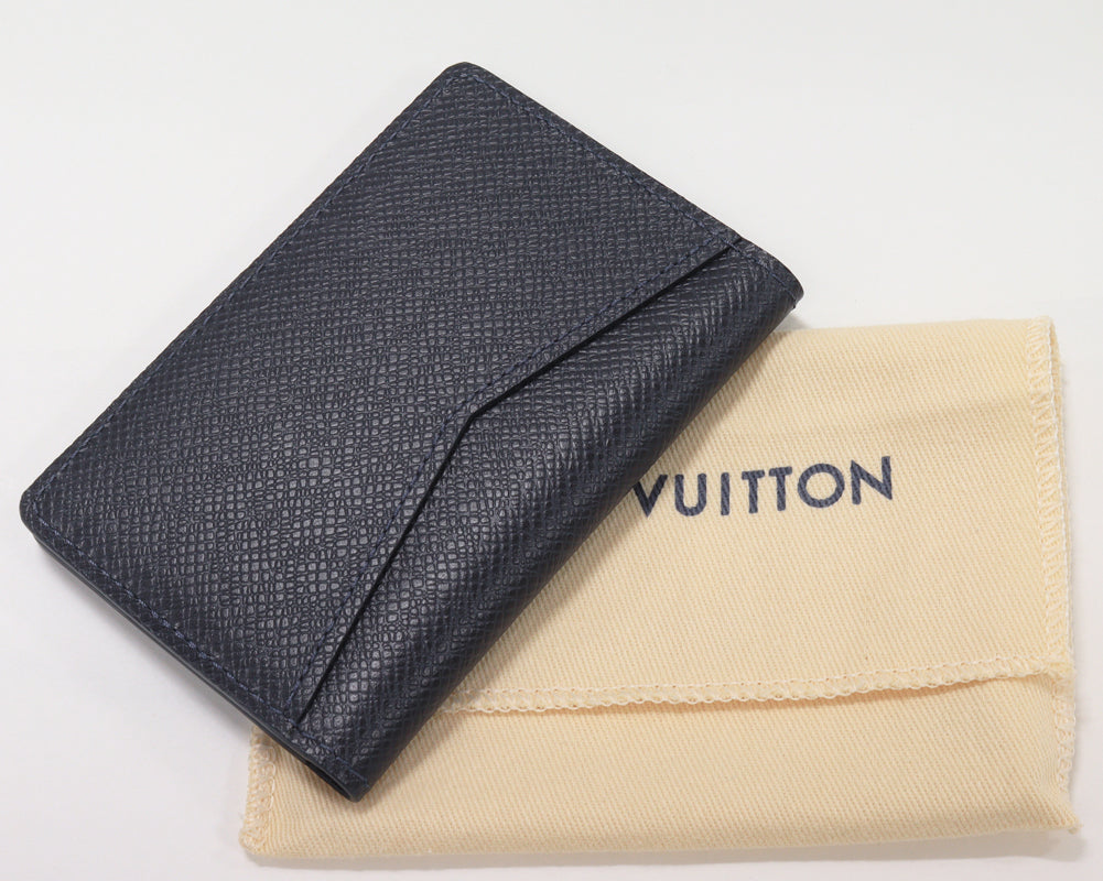 Louis Vuitton Leather Bifold Card Case M32681