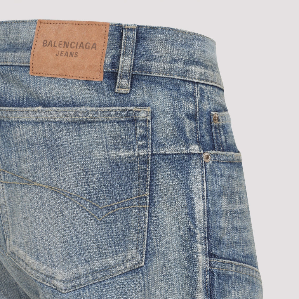 Balenciaga Fitted Low Waist Jeans Men