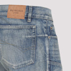 Balenciaga Fitted Low Waist Jeans Men