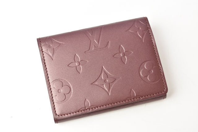 Louis Vuitton Leather Coin/Card Case M65126