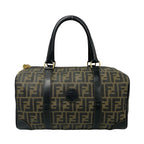 FENDI Boston Duffel bag PVC Brown