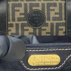 FENDI Boston Duffel bag PVC Brown