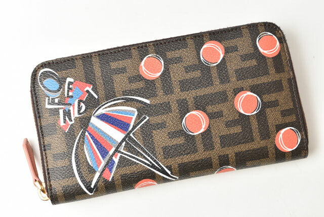 Fendi Zucca Pattern Long Wallet 8M0299