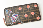 Fendi Zucca Pattern Long Wallet 8M0299