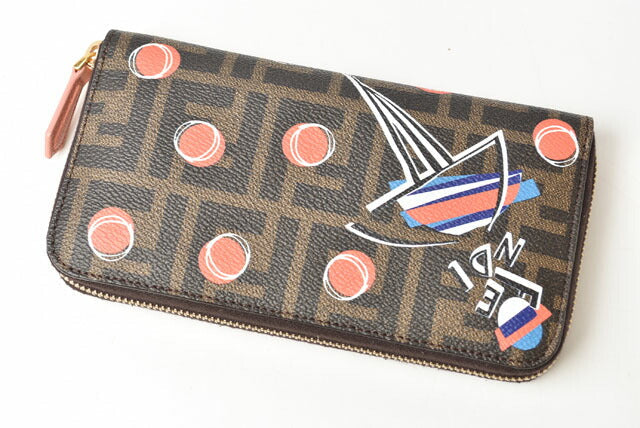 Fendi Zucca Pattern Long Wallet 8M0299
