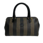 FENDI Boston Duffel bag PVC black Pekan