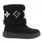 Louis Vuitton Snowdrop Line Shearling Boots