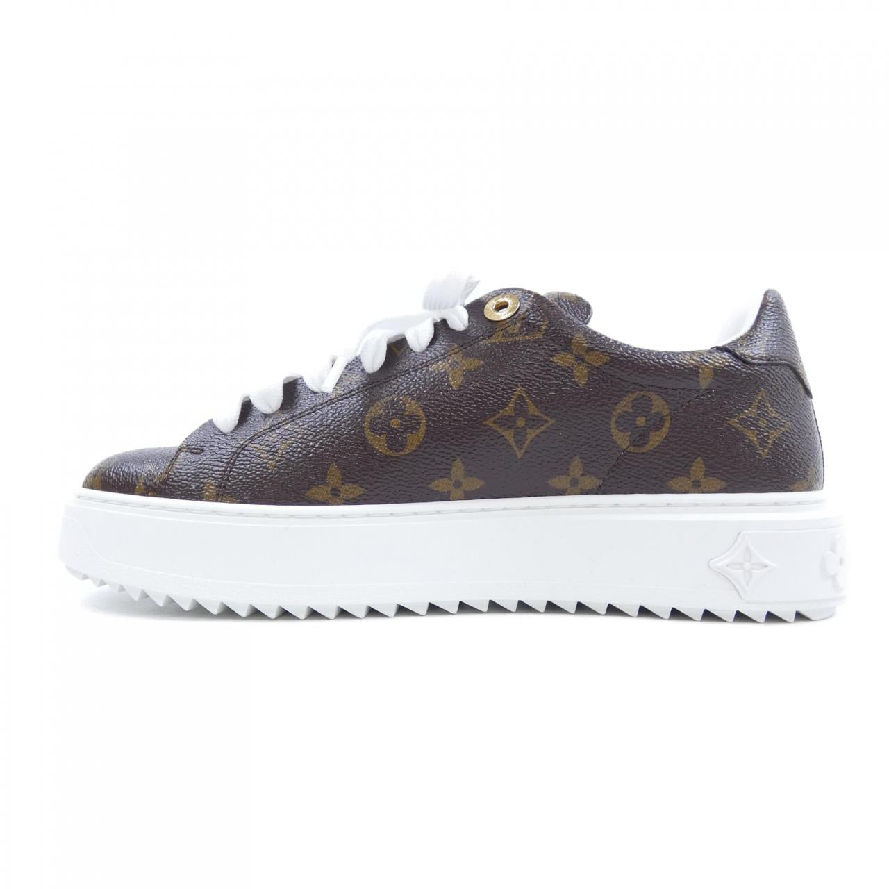 Louis Vuitton Time Out Line Patent Monogram Sneaker