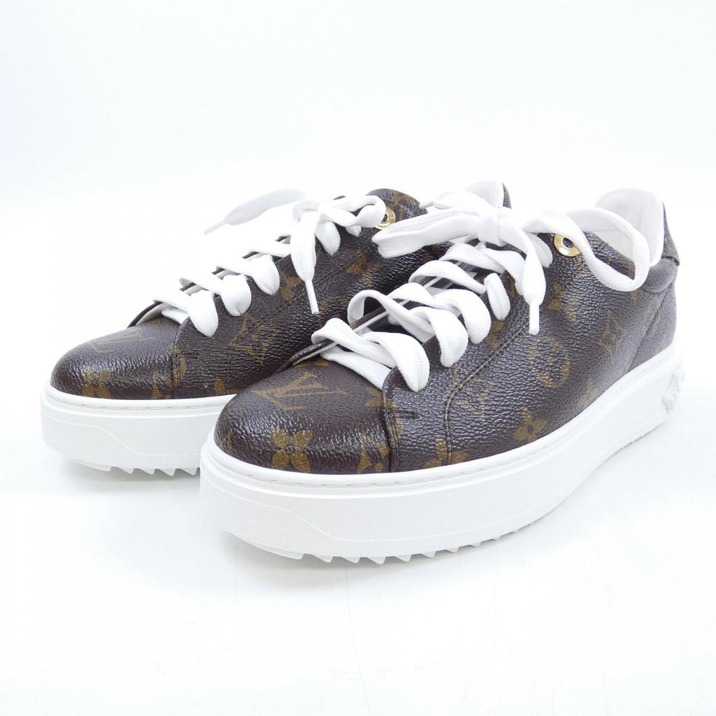 Louis Vuitton Time Out Line Patent Monogram Sneaker