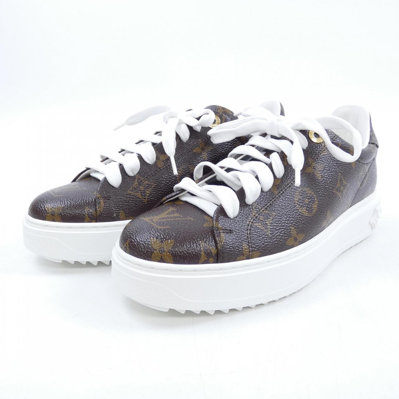 Louis Vuitton Time Out Line Patent Monogram Sneaker