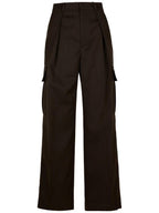 Burberry Burberry Brown Wool Cargo Pants
