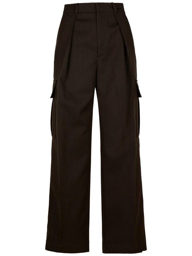 Burberry Burberry Brown Wool Cargo Pants