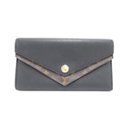 Louis Vuitton Monogram Calf Coated Canvas Long Wallet