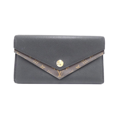 Louis Vuitton Monogram Calf Coated Canvas Long Wallet