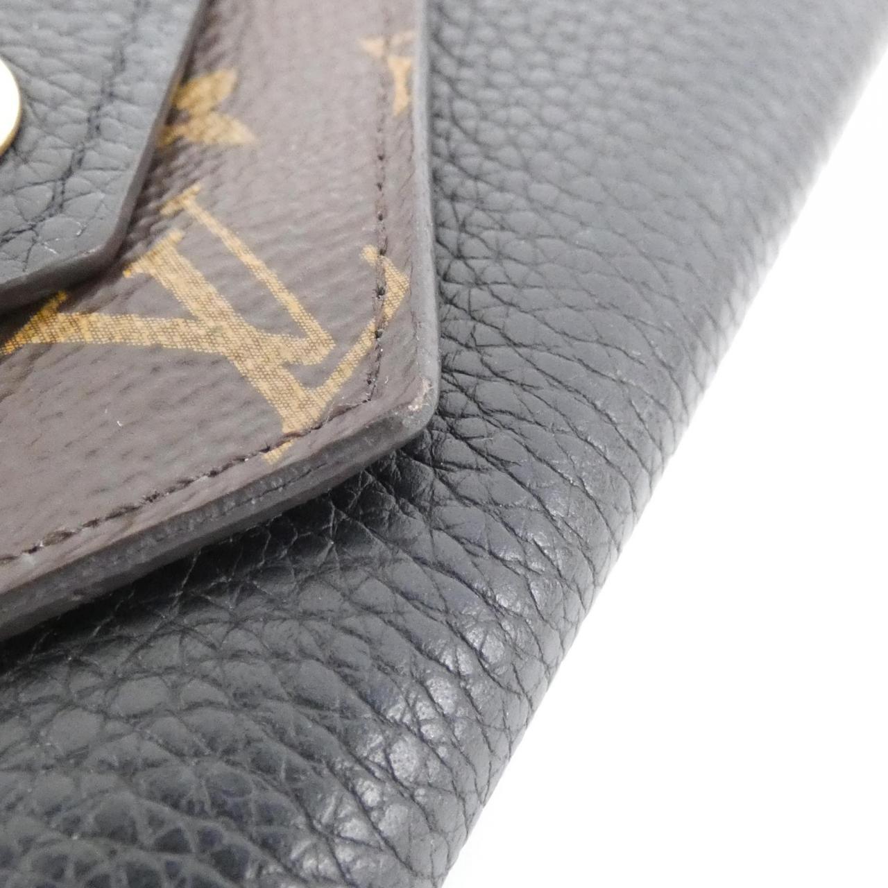 Louis Vuitton Monogram Calf Coated Canvas Long Wallet