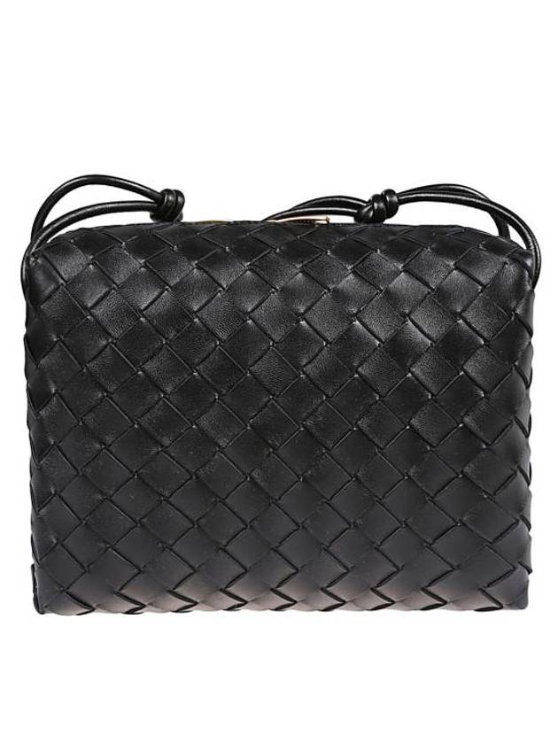 Bottega Veneta Loop Camera Small Cross Bag Black