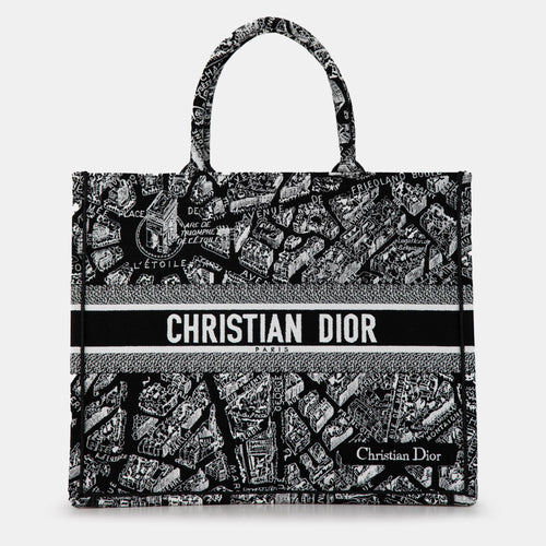 Dior Large Plan De Paris Book Tote