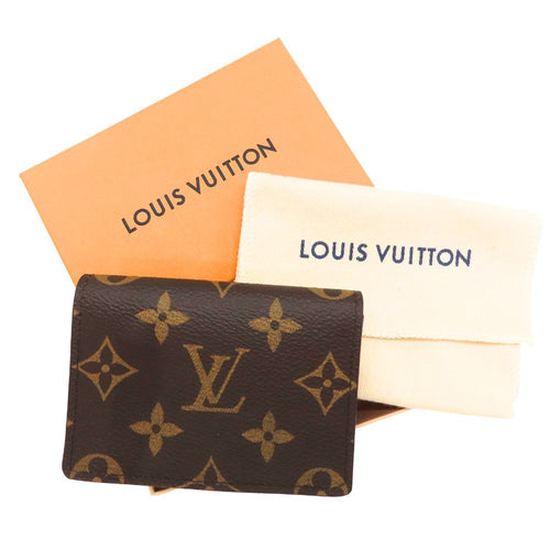 Louis Vuitton Enveloppe Carte de Visite Monogram Card Case