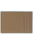 Bottega Veneta Intrecciato Leather Card Wallet Brown