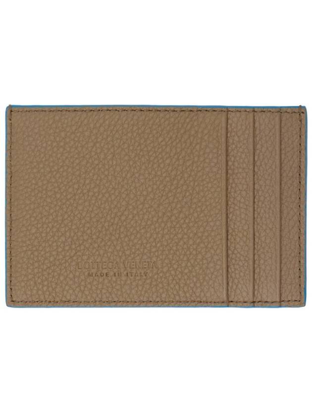 Bottega Veneta Intrecciato Leather Card Wallet Brown