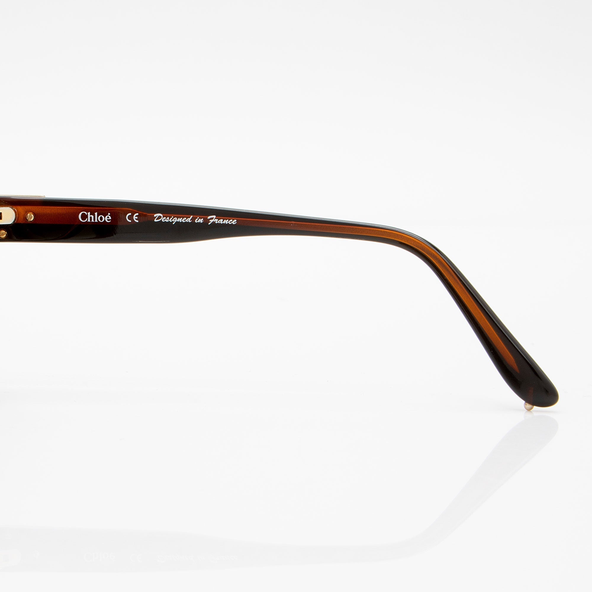 Chloe Logo Square Sunglasses