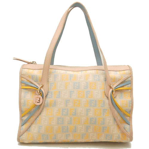 Fendi Canvas Leather Tote Bag 8BL070