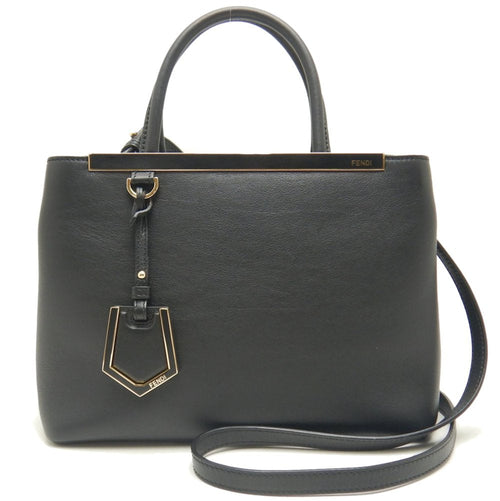 Fendi Leather Petit 2Jours Handbag 8BH253