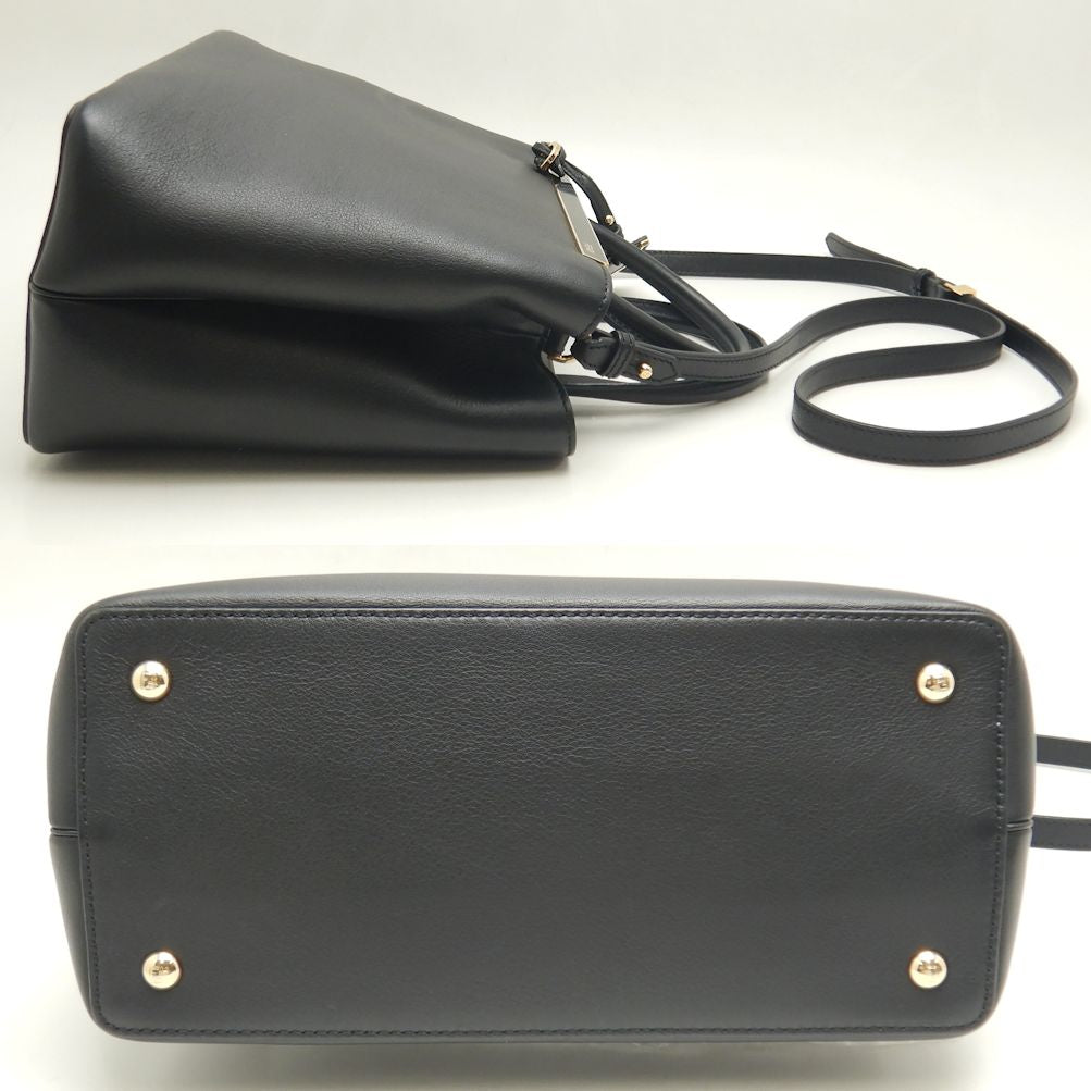 Fendi Leather Petit 2Jours Handbag 8BH253