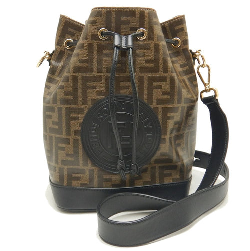 Fendi Montresor Shoulder Bag PVC Canvas