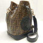 Fendi Montresor Shoulder Bag PVC Canvas