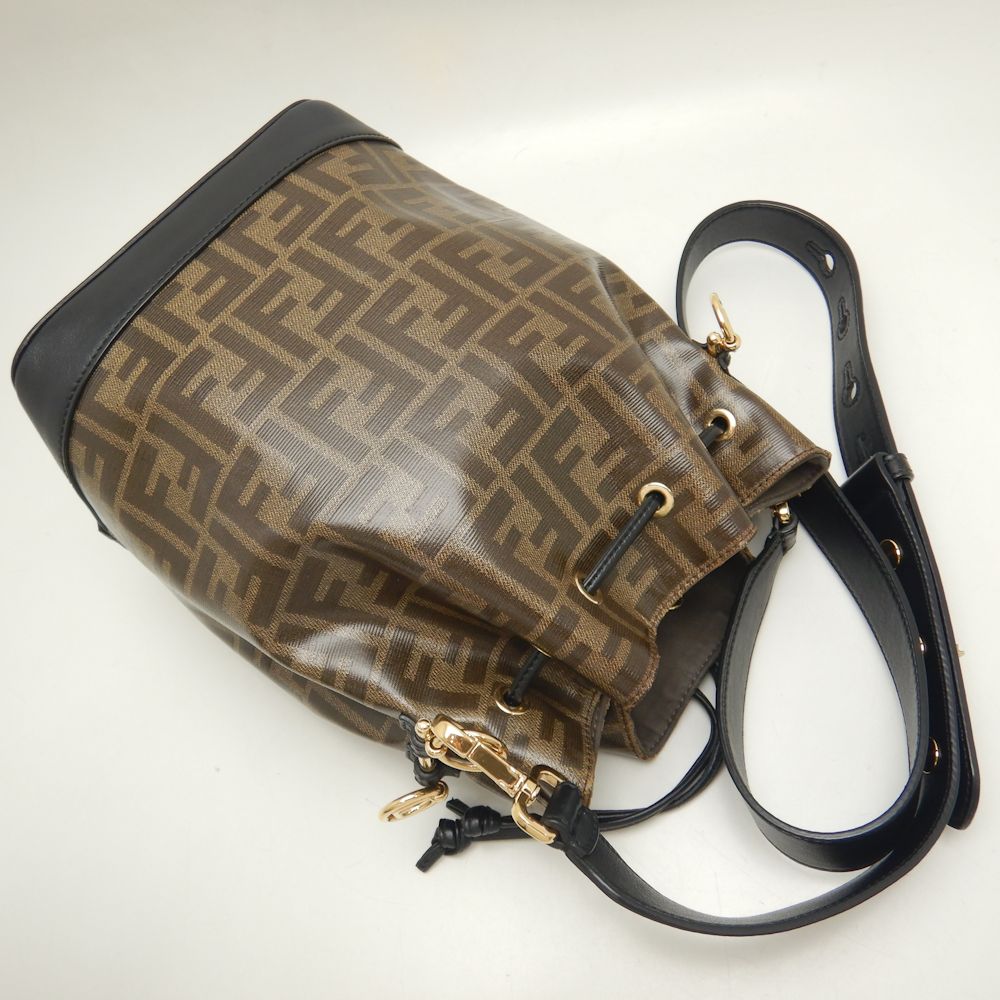 Fendi Montresor Shoulder Bag PVC Canvas
