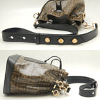 Fendi Montresor Shoulder Bag PVC Canvas