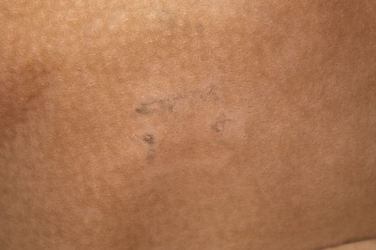 Fendi Orange Leather Baguette Handbag