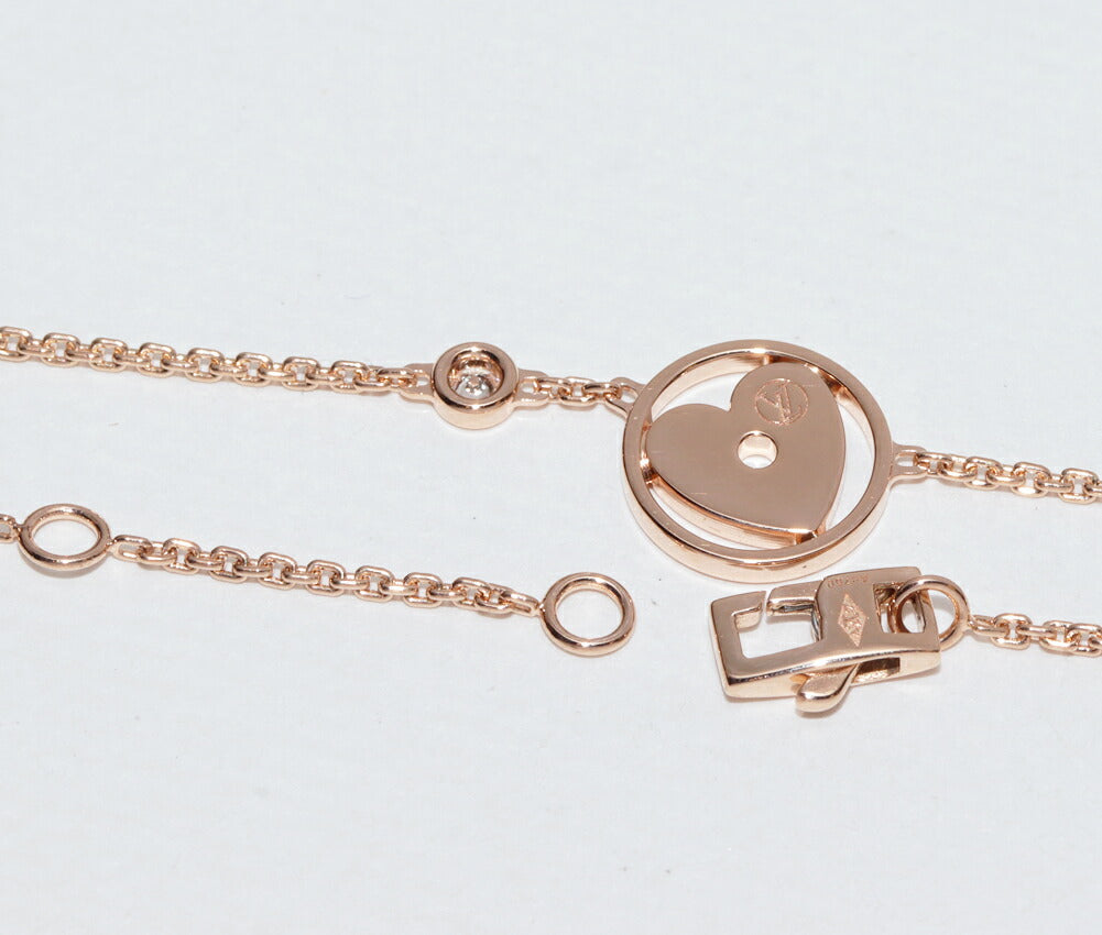 Louis Vuitton Monogram K18PG Pendant Necklace