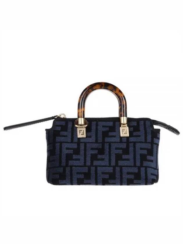 Fendi By The Way FF Motif Small Tote Bag Blue