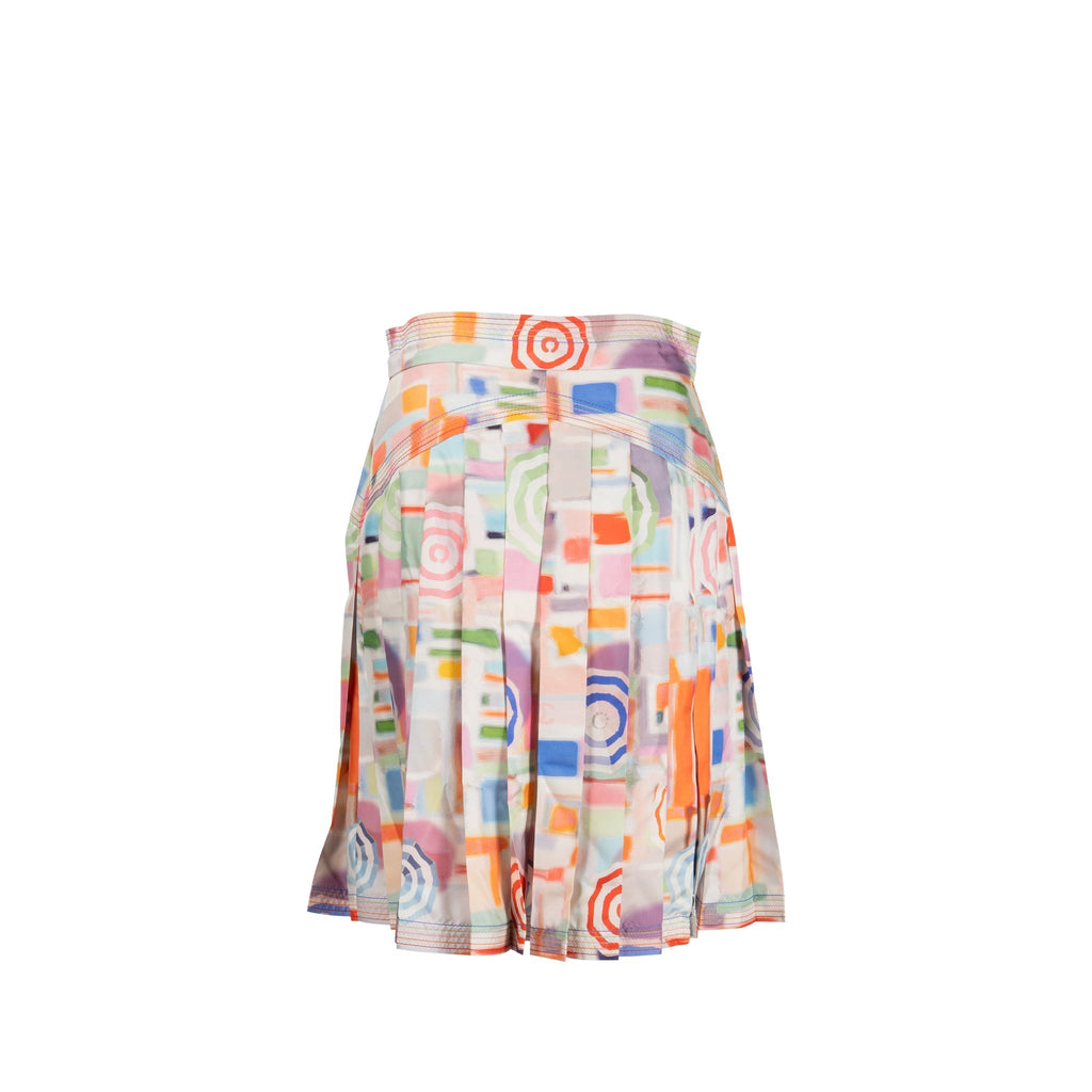 Chanel Size 38 19S Umbrella Motif Skirt Silk Multicolour