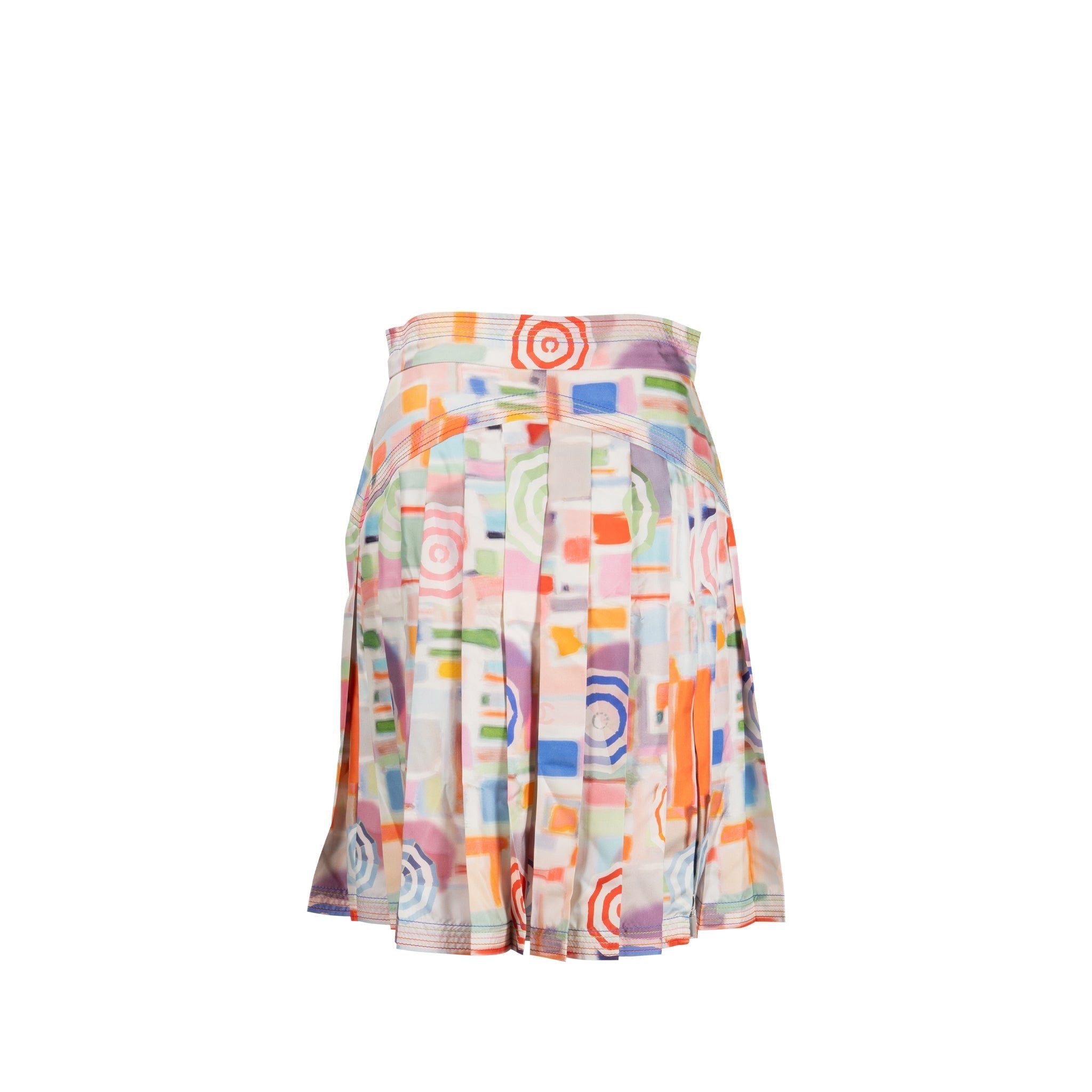 Chanel Size 38 19S Umbrella Motif Skirt Silk Multicolour