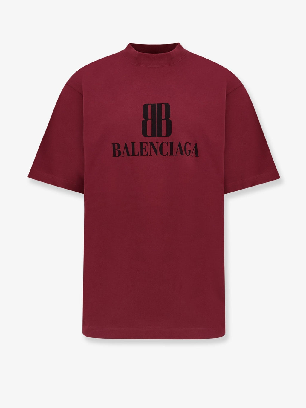 Balenciaga Men Cotton T-Shirt With Logo