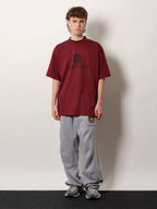 Balenciaga Men Cotton T-Shirt With Logo