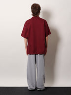Balenciaga Men Cotton T-Shirt With Logo