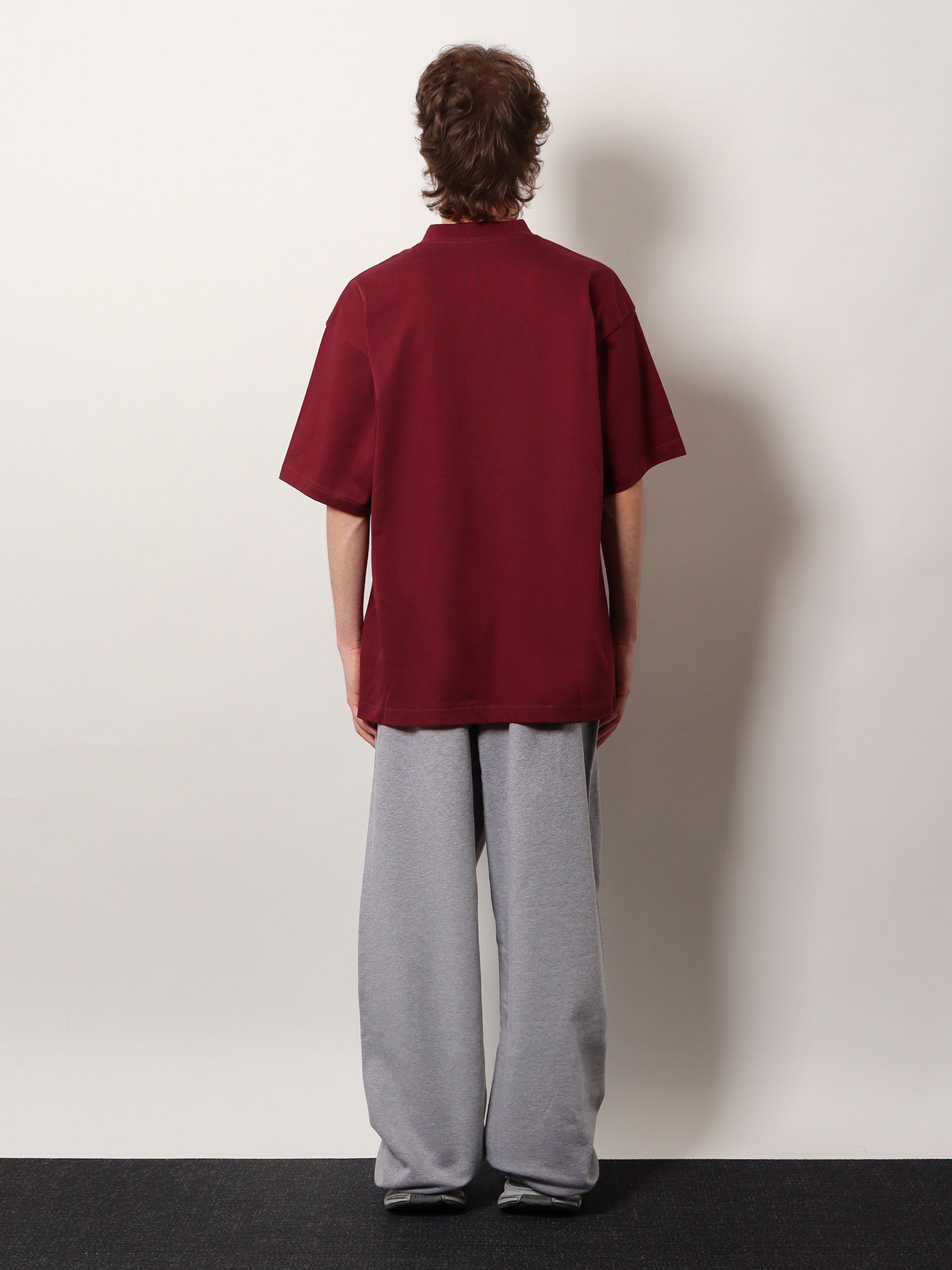 Balenciaga Men Cotton T-Shirt With Logo