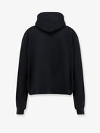 Balenciaga Women Cropped Cotton Sweatshirt