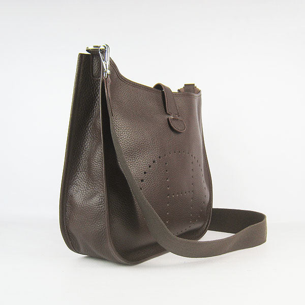 Hermes Evelyne I handbag H6309 dark coffee