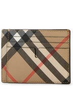 Burberry Check Card Wallet Beige