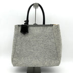 Fendi Felt 2Jours Large - Grey Totes, Handbags fe8822gg
