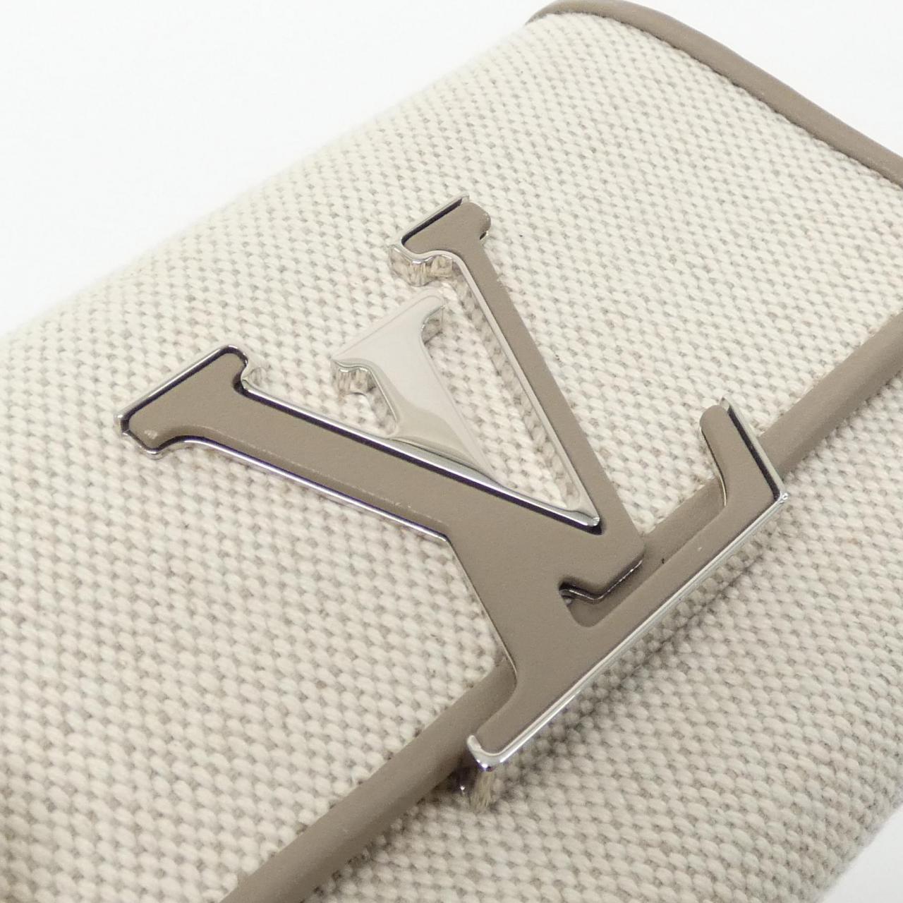 Louis Vuitton Portefeuille Capucines Compact Canvas Wallet