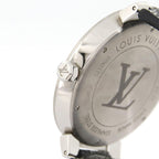 Louis Vuitton Tambour Damier Monogram Rope Stainless Steel Watch