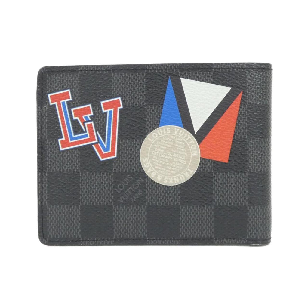 Louis Vuitton Portefeuille Multiple Damier Graphite Wallet